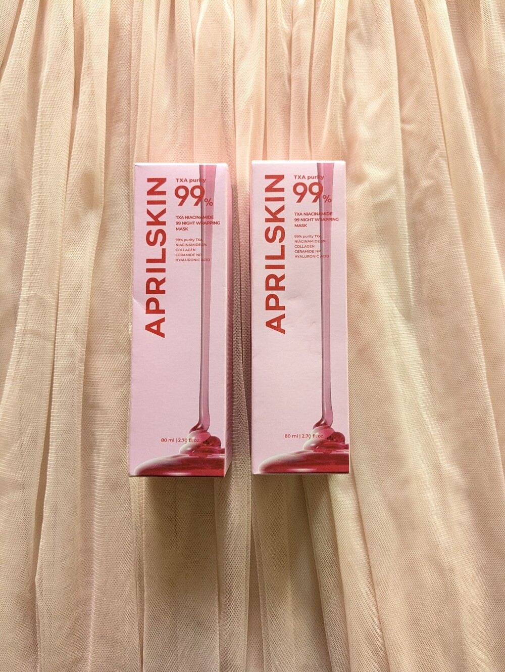 APRILSKIN - TXA Niacinamide 99 Night Wrapping Mask Duo